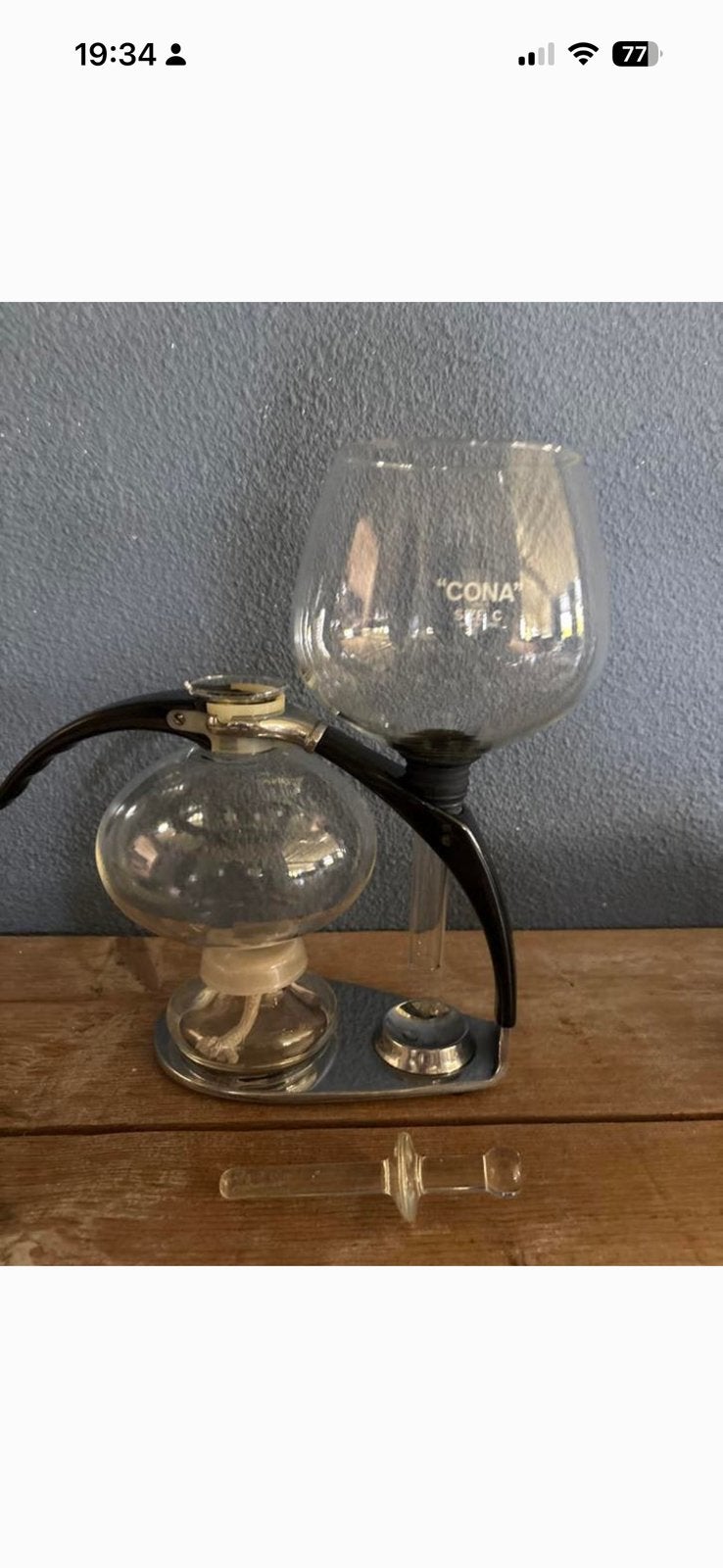 Cona koffiezetapparaat, Ophalen of Verzenden, Zo goed als nieuw