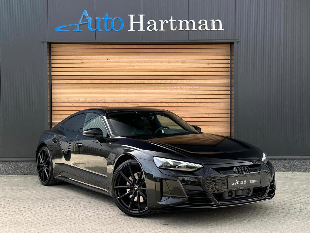 Audi e-tron GT S-line 93 kWh 4W-BESTURING|LUCHTVERING|STOELV, Automaat, Zwart, Vierwielaandrijving, Hatchback
