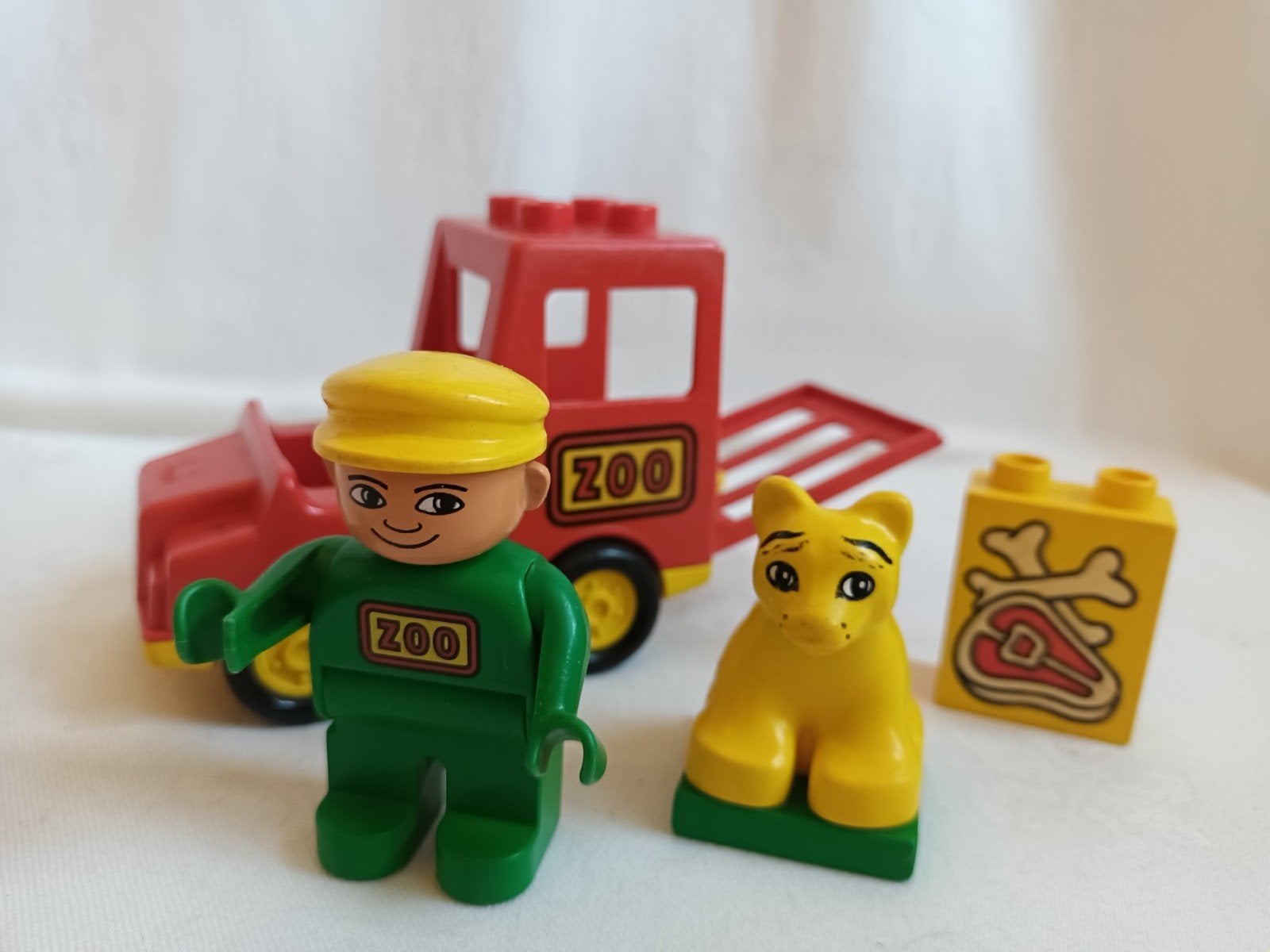 Vintage Retro Duplo set 2661 Zoo dierentransport, Gebruikt, Ophalen of Verzenden, Duplo, Complete set
