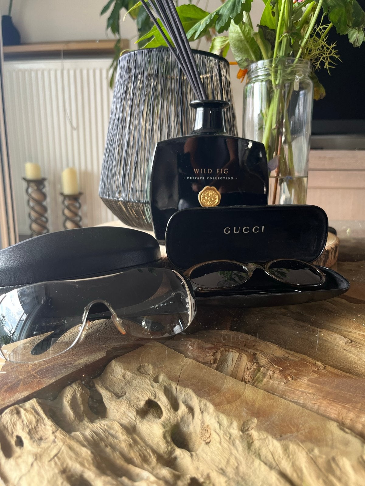 Gucci en Prada zonnebrillen - Set van 2, Ophalen, Gebruikt, Zonnebril, Prada