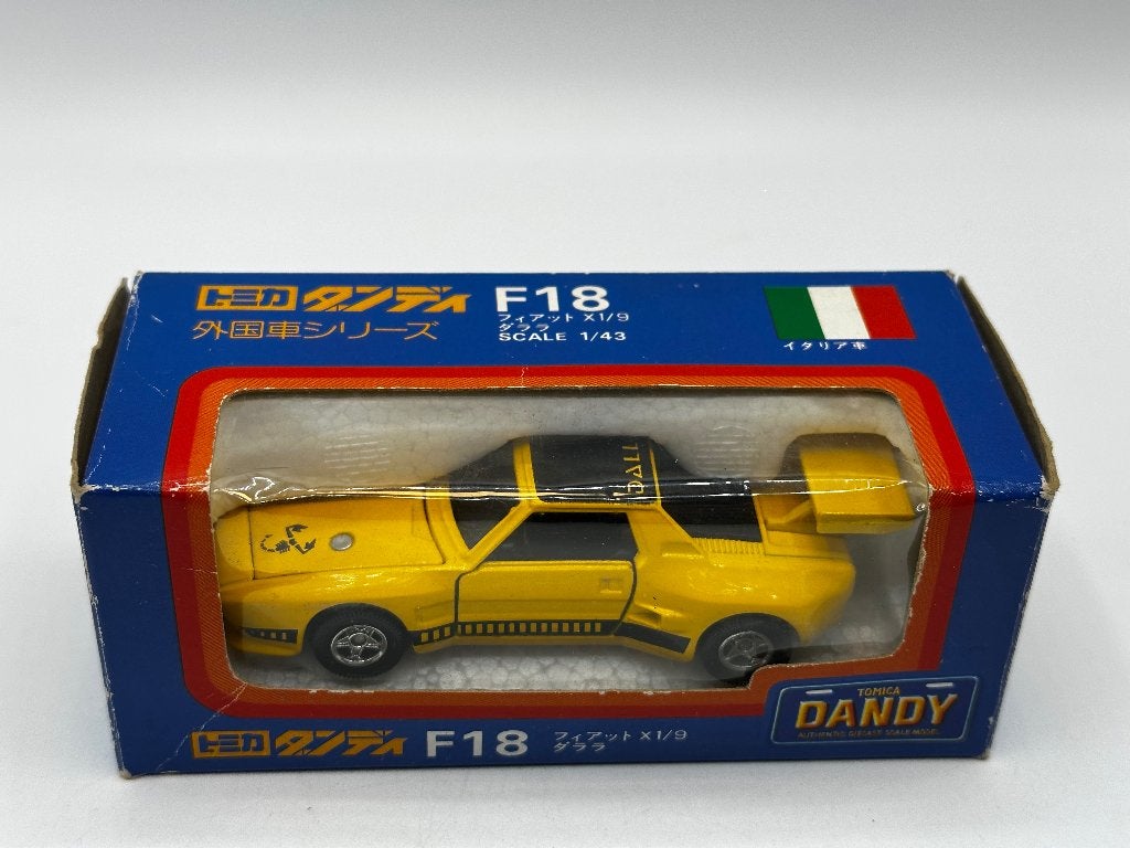 Tomica Dandy F18 - Fiat X1/9 - geel - 11540, Ophalen of Verzenden, Auto