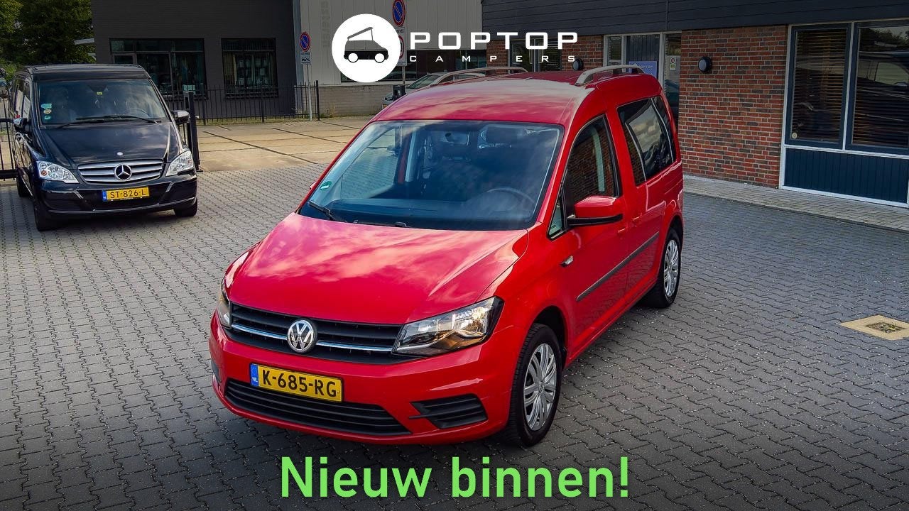 Volkswagen Caddy 1.4 TSI Trendline Mini camper, Caravans en Kamperen, Volkswagen, Bedrijf, Handgeschakeld, Startonderbreker
