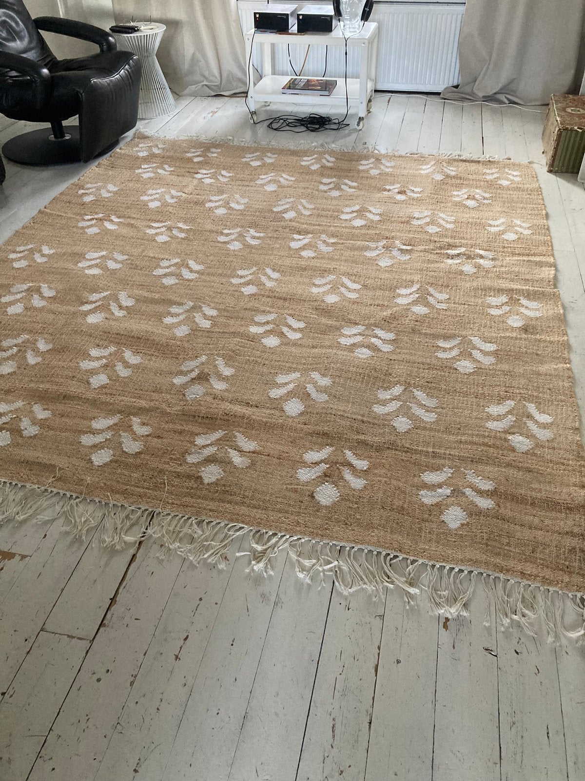 Jute vkoerkleed, Huis en Inrichting, Ophalen, Gebruikt, 200 cm of meer, 200 cm of meer