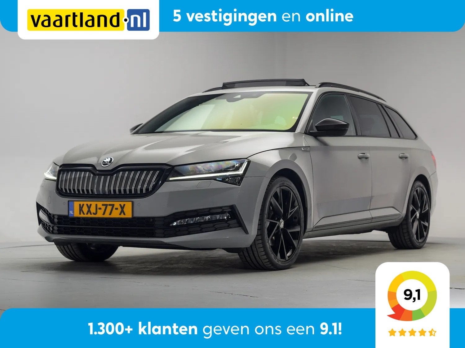 Skoda Superb COMBI 1.4 TSI iV PHEV Sportline Aut. [ Panorama, Auto's, Automaat, Gebruikt, 4 cilinders, Adaptive Cruise Control