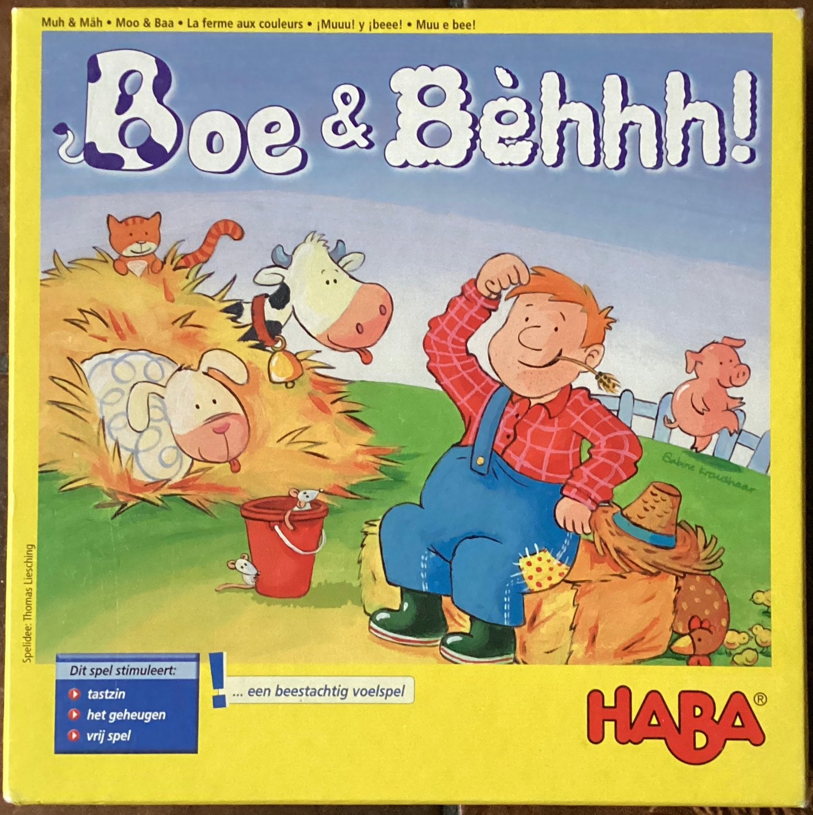 HABA – Boe en Beh!!! Vanaf 3 jaar, Ophalen of Verzenden, Zo goed als nieuw