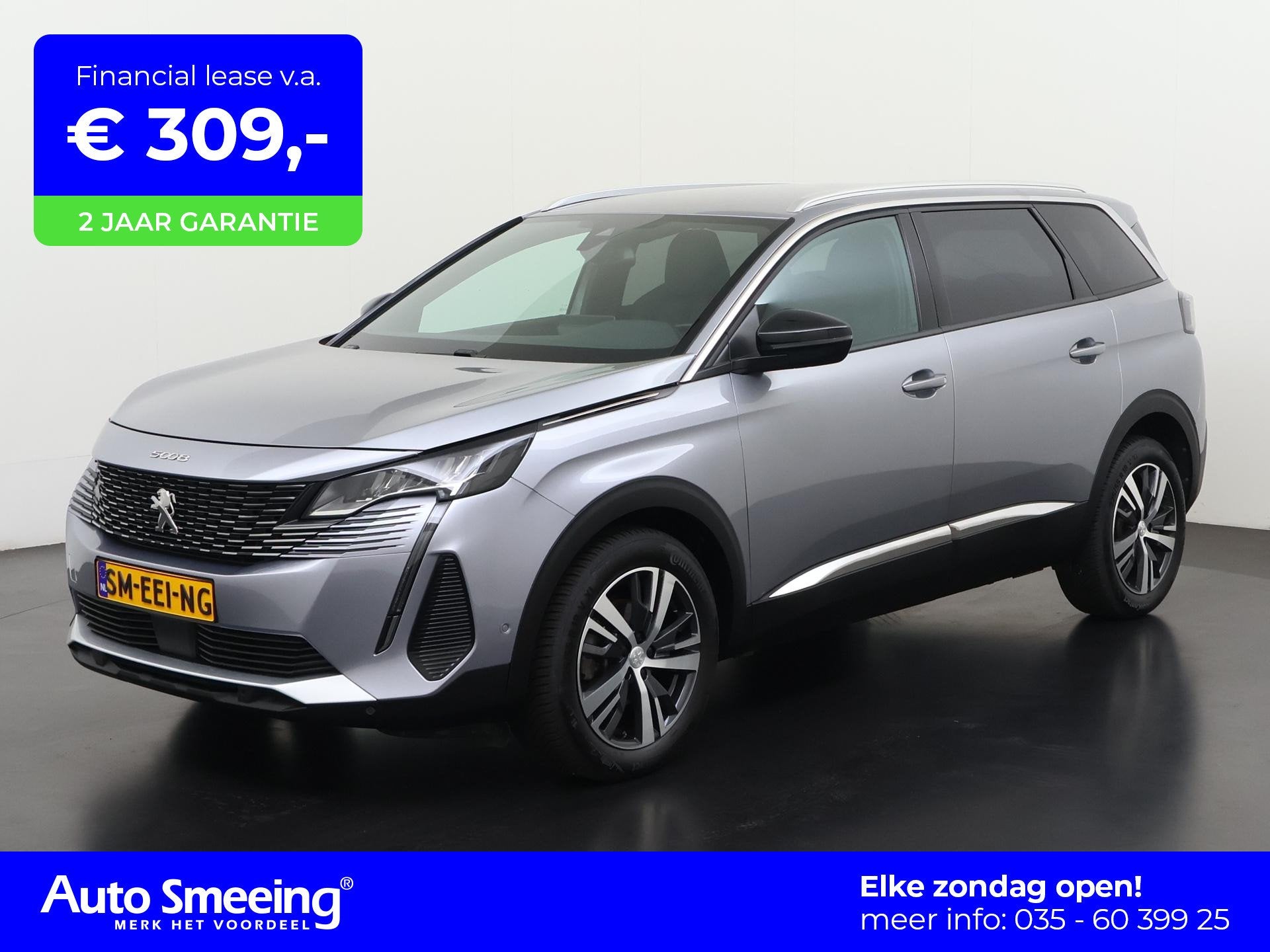 Peugeot 5008 1.2 PureTech Allure Pack 7p. | Camera | CarPlay, Auto's, Gebruikt, Euro 6, 1199 cc, 600 kg