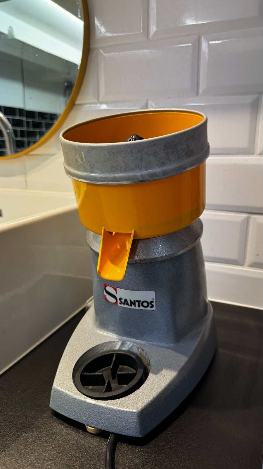 Santos Citruspers - Professionele Kwaliteit, Ophalen, Metaal, Grijs, Overige merken