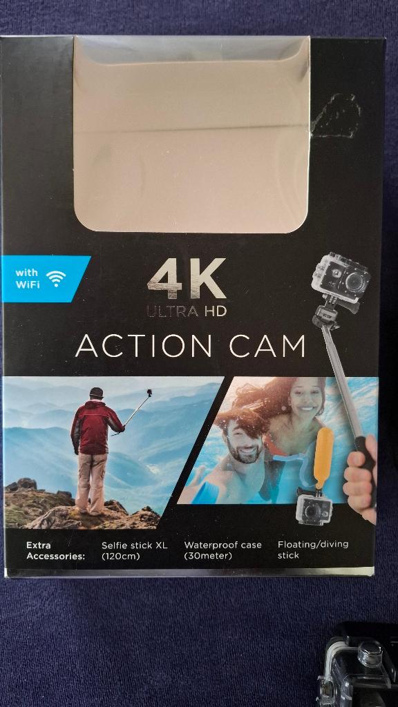 4K ultra action camera, Ophalen, Zo goed als nieuw, Overige merken
