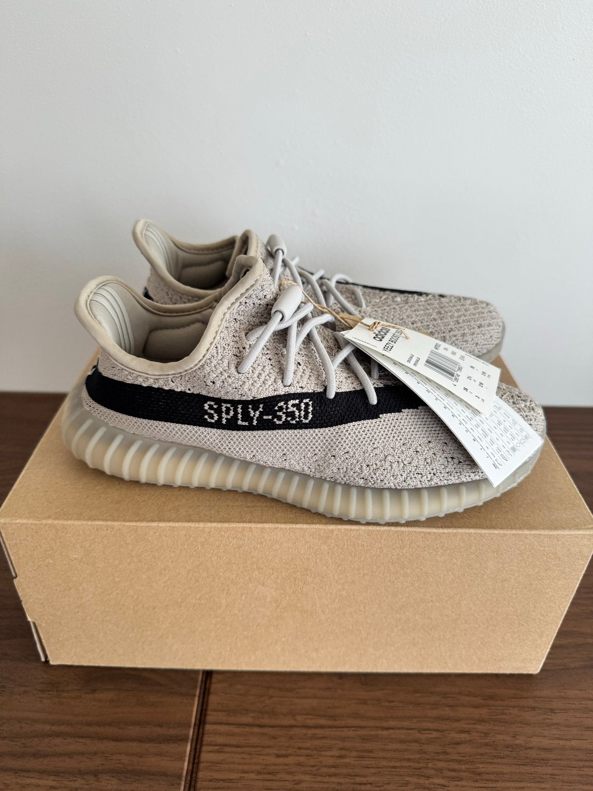 Nieuwe Adidas Yeezy Boost 350 V2 Kids 35 'Slate' - Maat 35, Ophalen of Verzenden, Nieuw, Jongen of Meisje, Sportschoenen