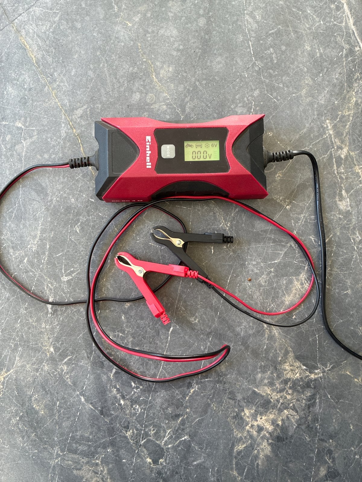 Einhell CC-BC 4 M acculader met handleiding, Gebruikt
