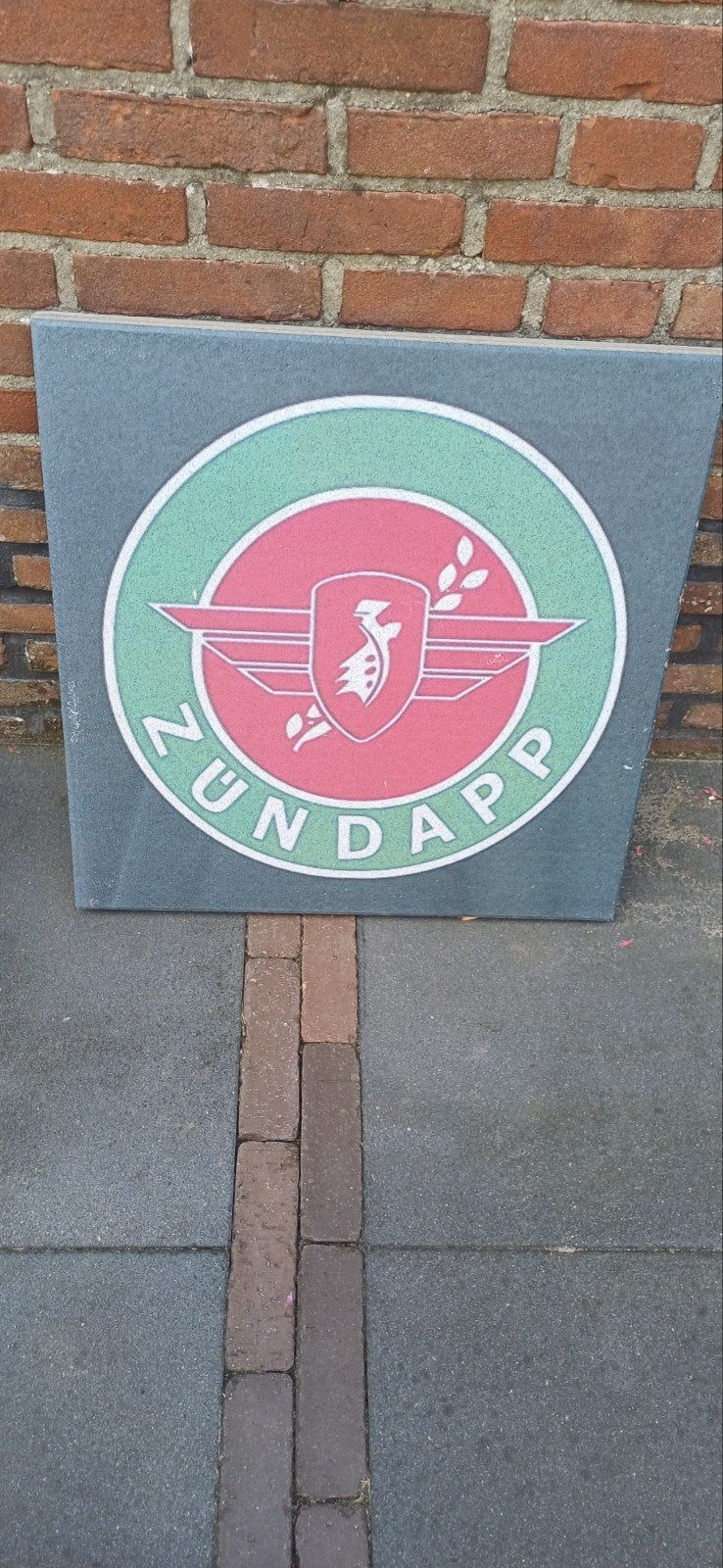 Unieke zundapp tegel, Ophalen, 60 cm of meer, Minder dan 5 m², Vloertegels