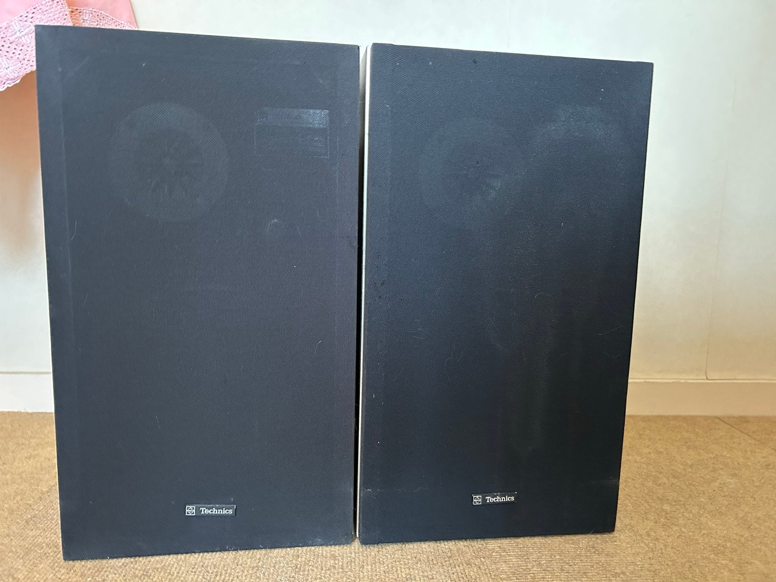 Twee Technics SB-202 luidsprekers - 40W, 48cm hoog, Stereo speakers, Gebruikt, Minder dan 60 watt, Ophalen