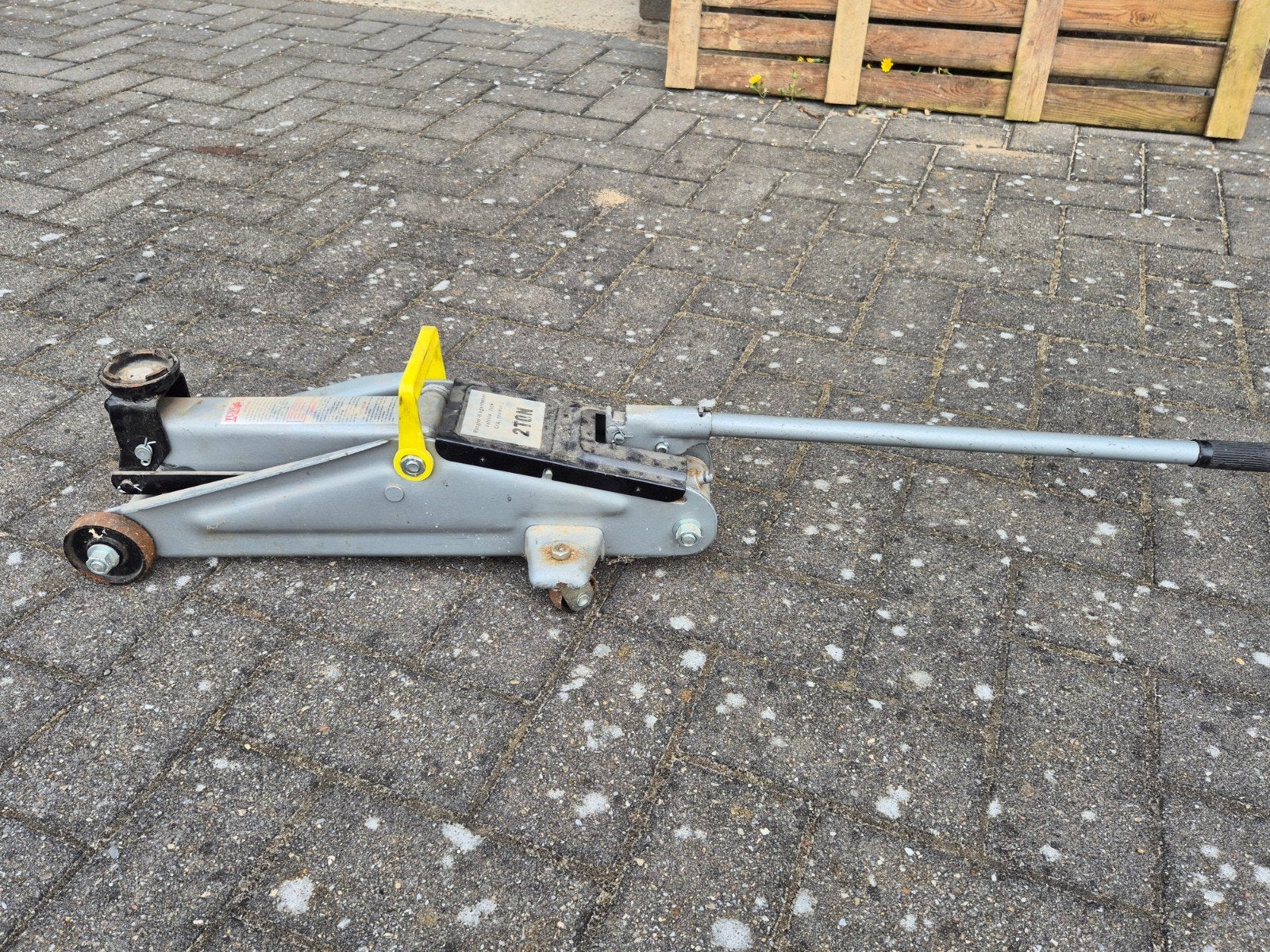 2 ton autokrik, Ophalen, Gebruikt, Hydraulisch, Garagekrik