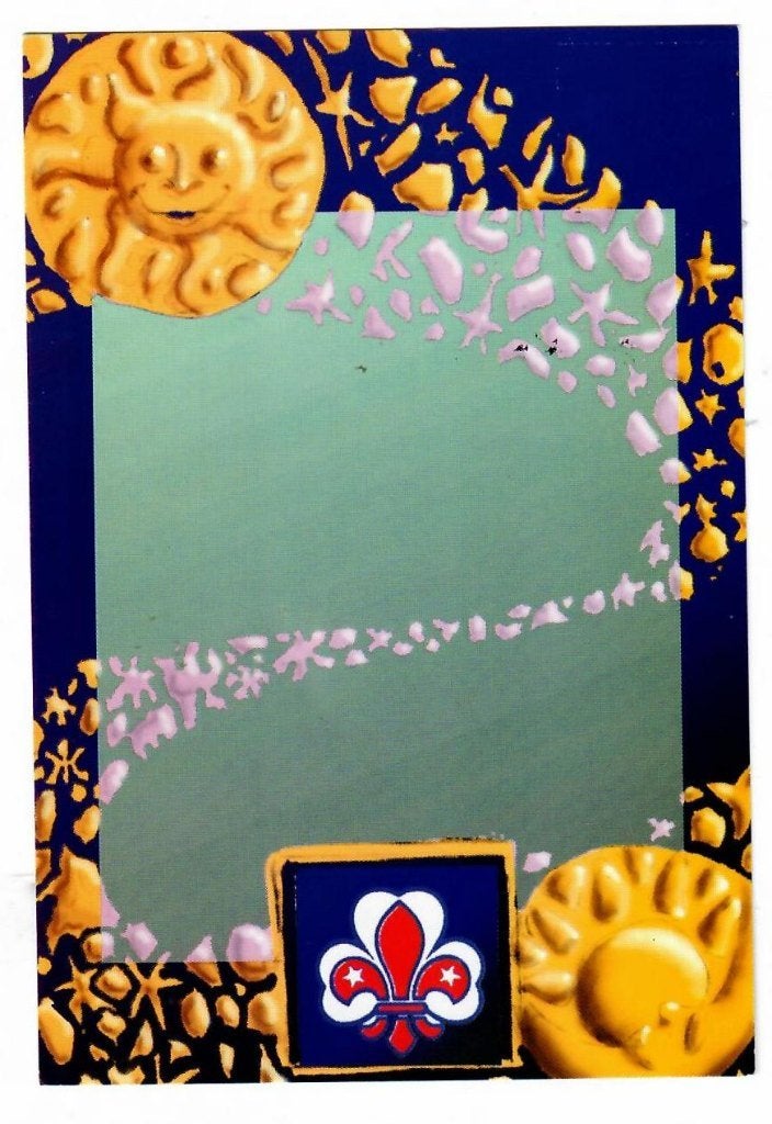 kaart VVS -Oud scouts- 1996 Grossal Oostenrijk met stempel, Ophalen of Verzenden, Embleem, Speld of Insigne