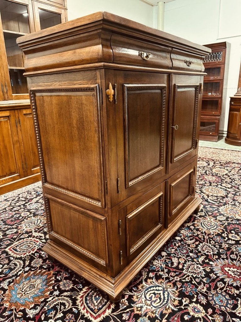 Klassiek Engelse Dressoir met Inlegwerk, Ophalen of Verzenden