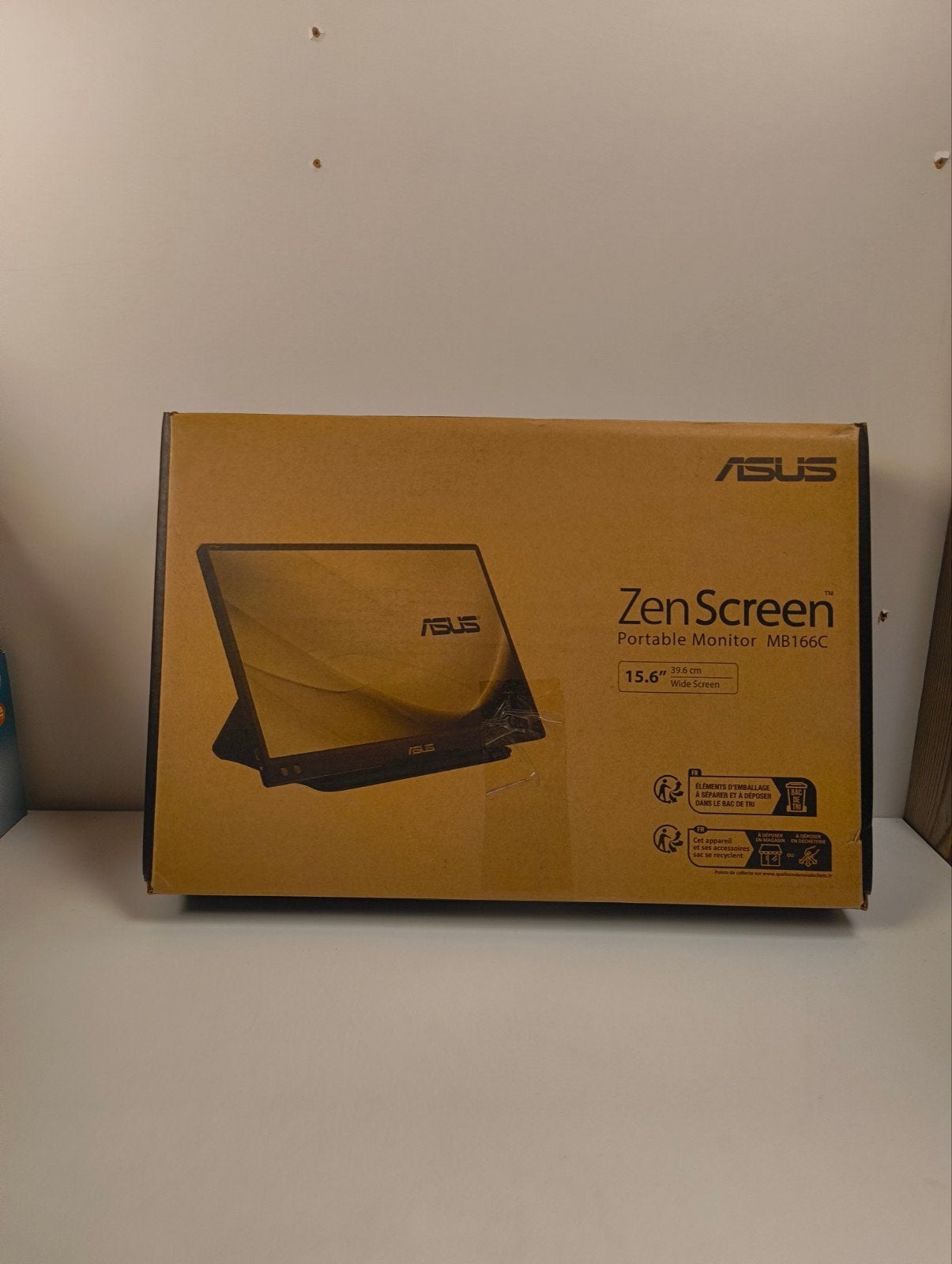 ASUS ZenScreen MB166C Draagbare Monitor 15.6 inch, Computers en Software, IPS, ASUS, Info_de@asus.com, Nieuw