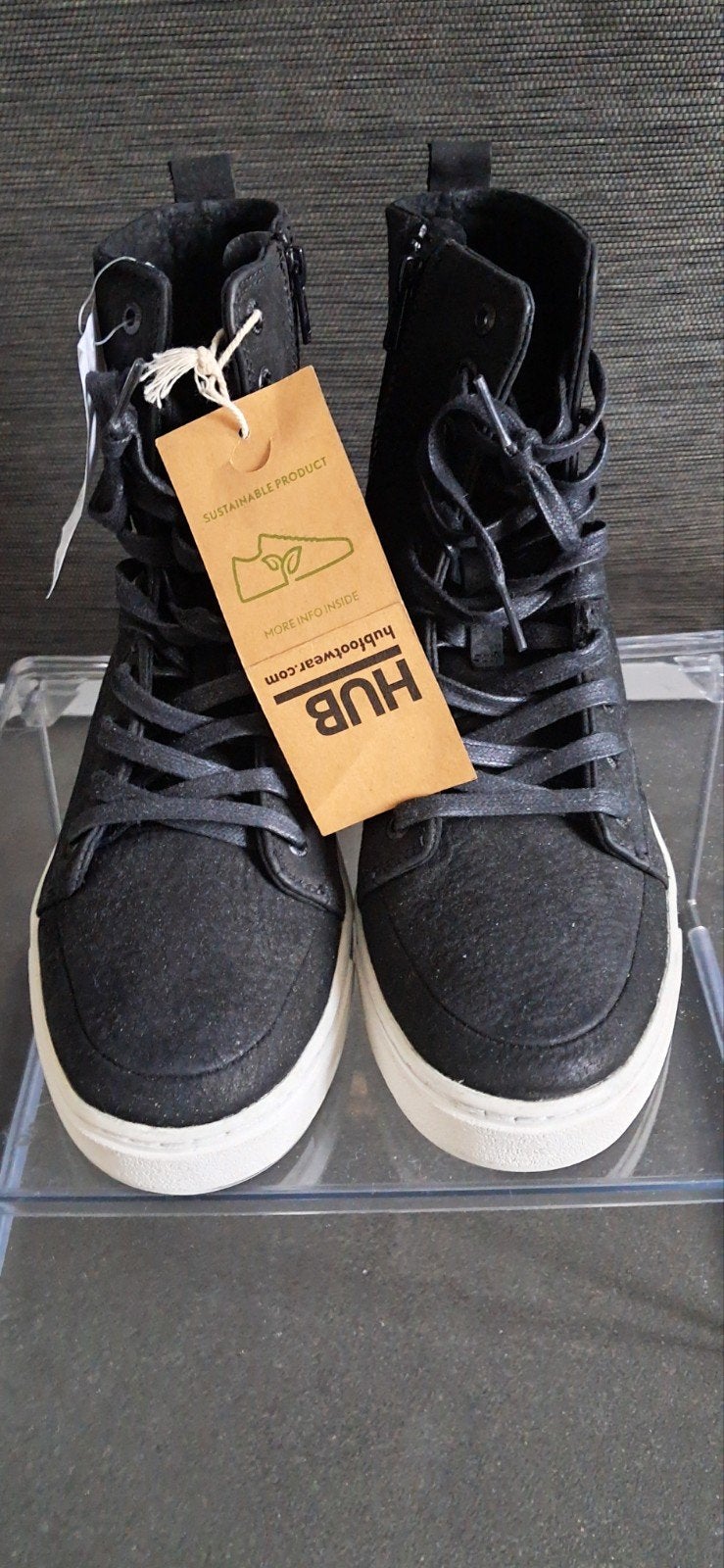 nieuw! HUB veterbooties 40, Ophalen of Verzenden, Nieuw, Zwart, Sneakers of Gympen