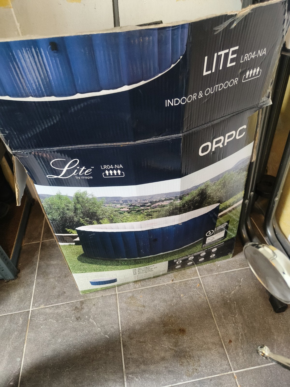 Opblaasbaar bubbelbad (Lite LR04-NA), Ophalen, Gebruikt, Minder dan 80 cm, Opblaaszwembad