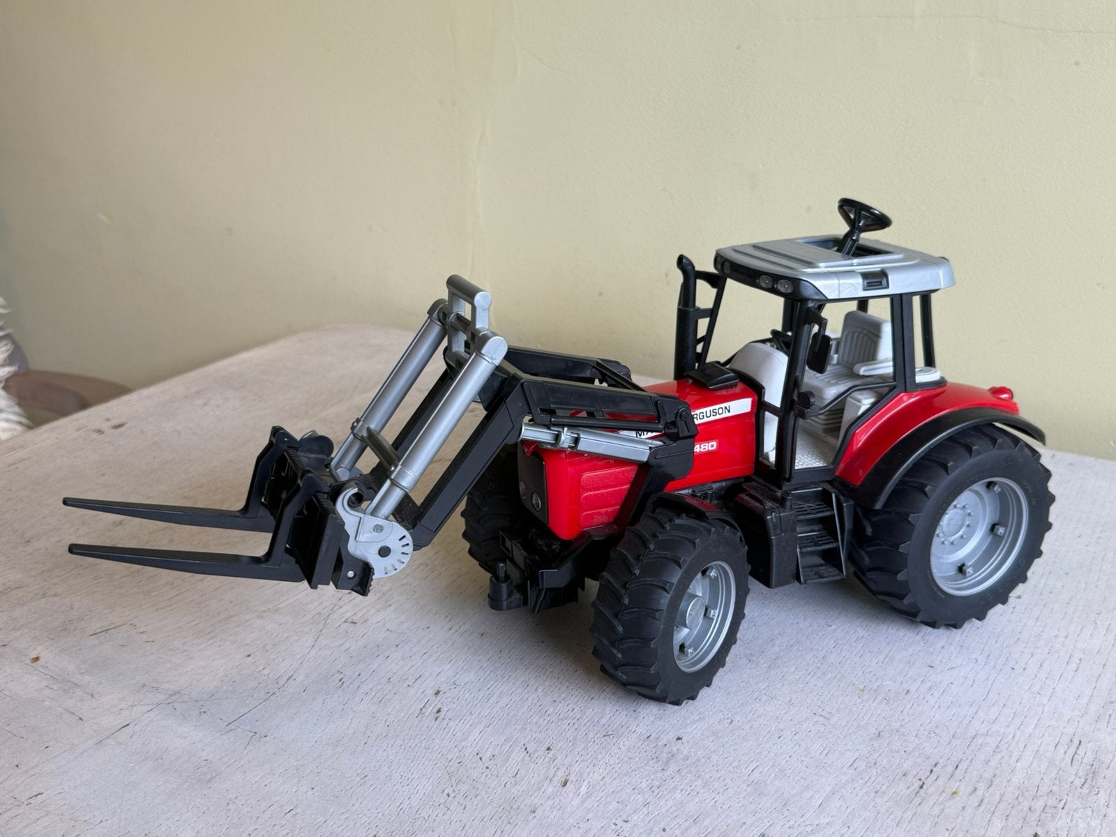 Bruder trekker traktor Massey Ferguson 7480, Ophalen of Verzenden, Zo goed als nieuw