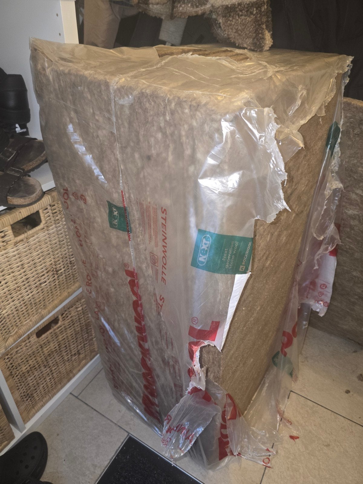 10 stuks isolatie Rockwool over., Ophalen, 4 tot 8 cm, Nieuw, Steenwol