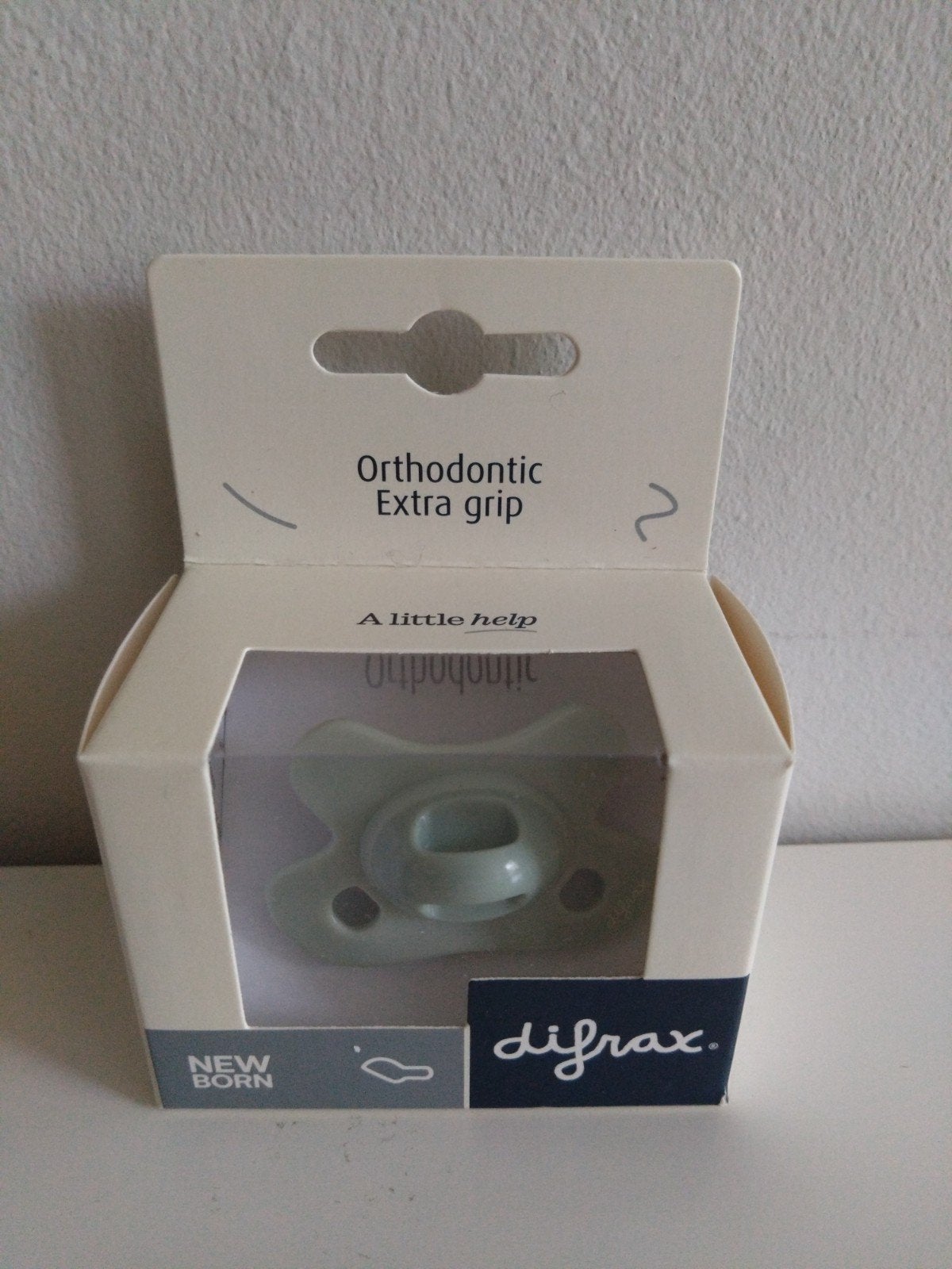 Difrax speen newborn ortho grip NIEUW, Ophalen, Nieuw