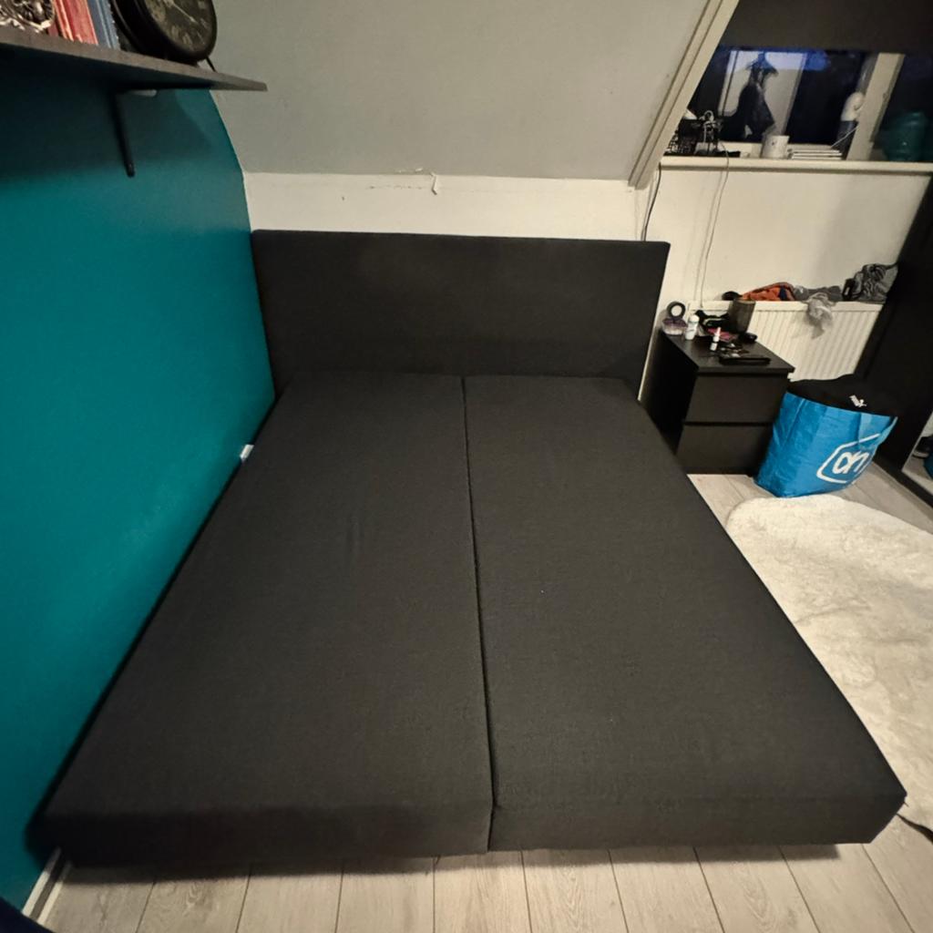Boxspring 80x160, Ophalen, Gebruikt, Tweepersoons, 200 cm