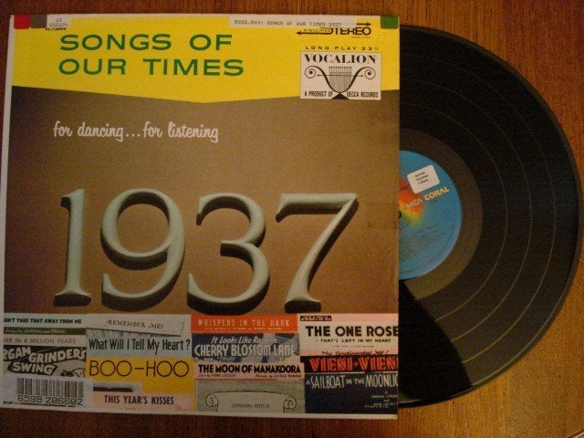 Roy Ross - Songs of our times 1937, Ophalen of Verzenden, 1970 - 1979, Gebruikt, 12 inch