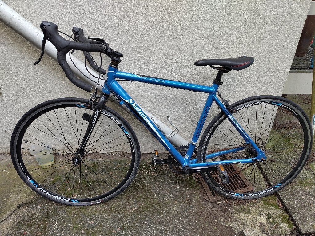 Matra racefiets: 8 Shimano versnellingen - beetje opknappen, Minder dan 10 versnellingen, Gebruikt, Aluminium, 49 tot 53 cm