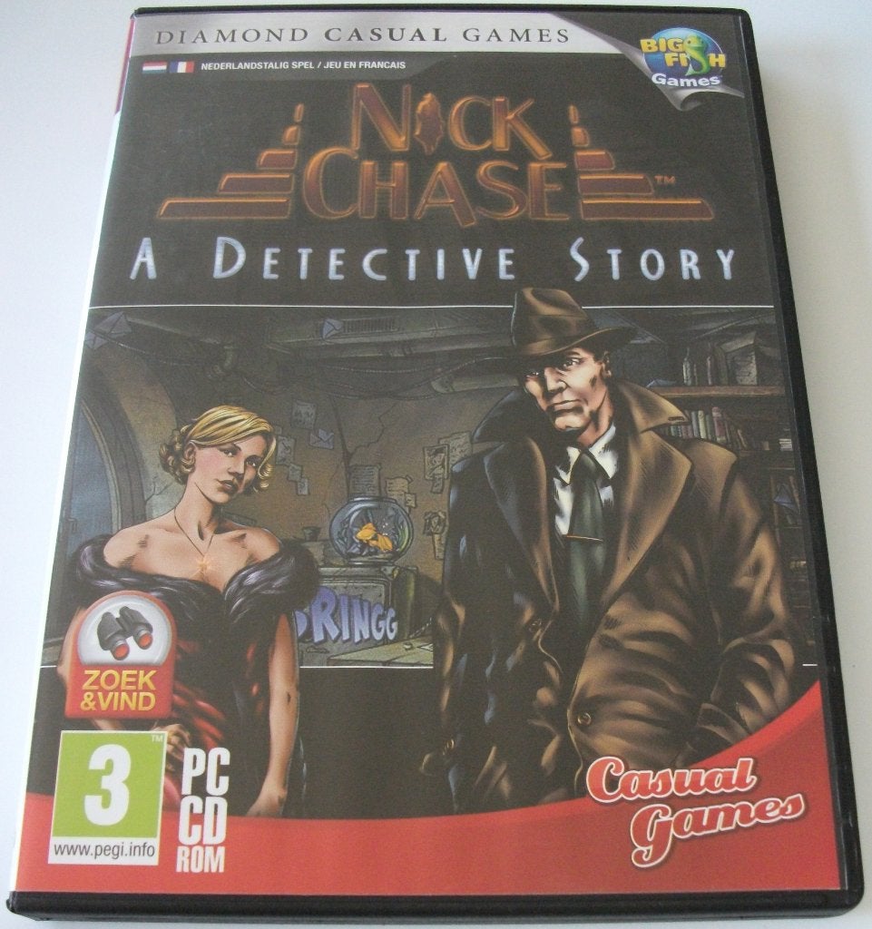 PC Game *** NICK CHASE 1 *** A Detective Story, Spelcomputers en Games, Puzzel en Educatief, 1 speler, Ophalen of Verzenden, Zo goed als nieuw