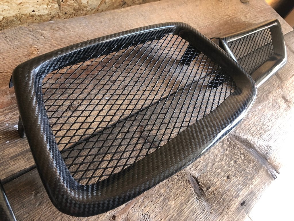 JapPower Carbon grill grille 3 delig - Subaru Impreza 06-07, Ophalen of Verzenden