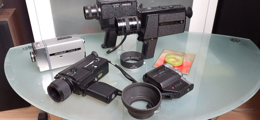 filmcanera,s analoog o.a fujica super 8, 5 stuks, Ophalen of Verzenden, Gebruikt, Compact, Fuji