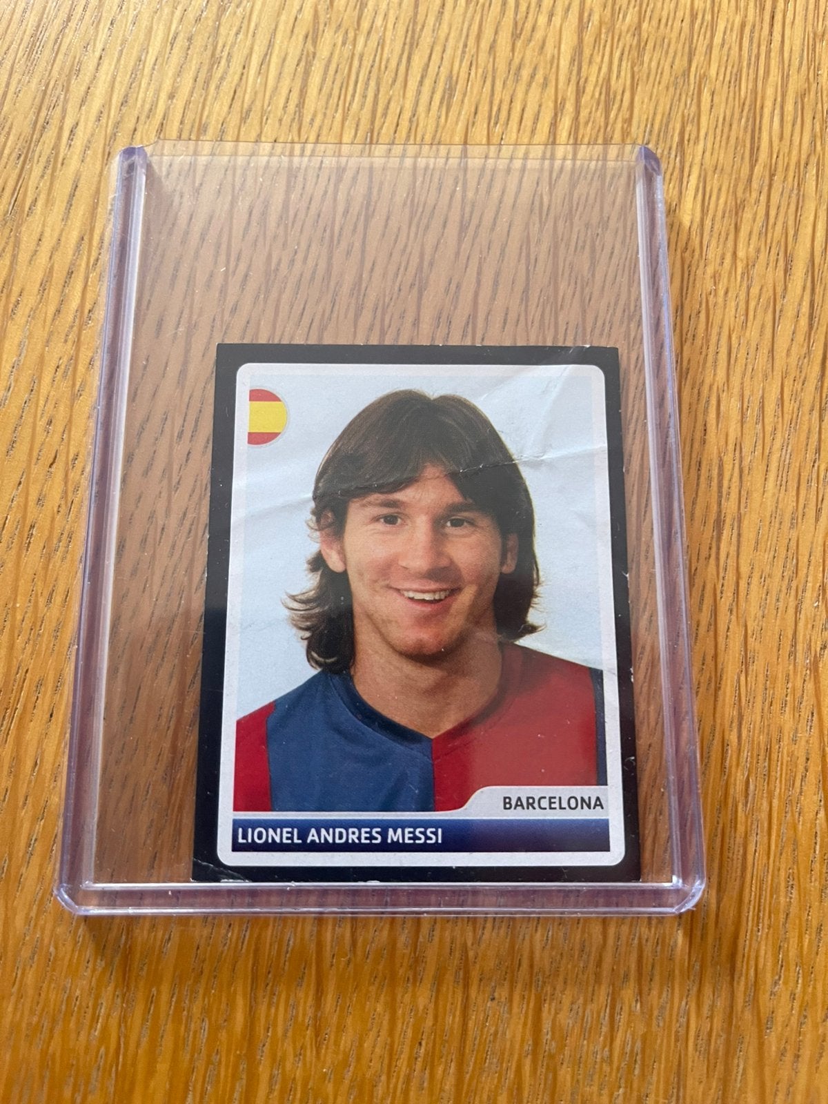 Messi Panini Champions League 2006 FC Barcelona, Ophalen of Verzenden, Zo goed als nieuw, Sticker