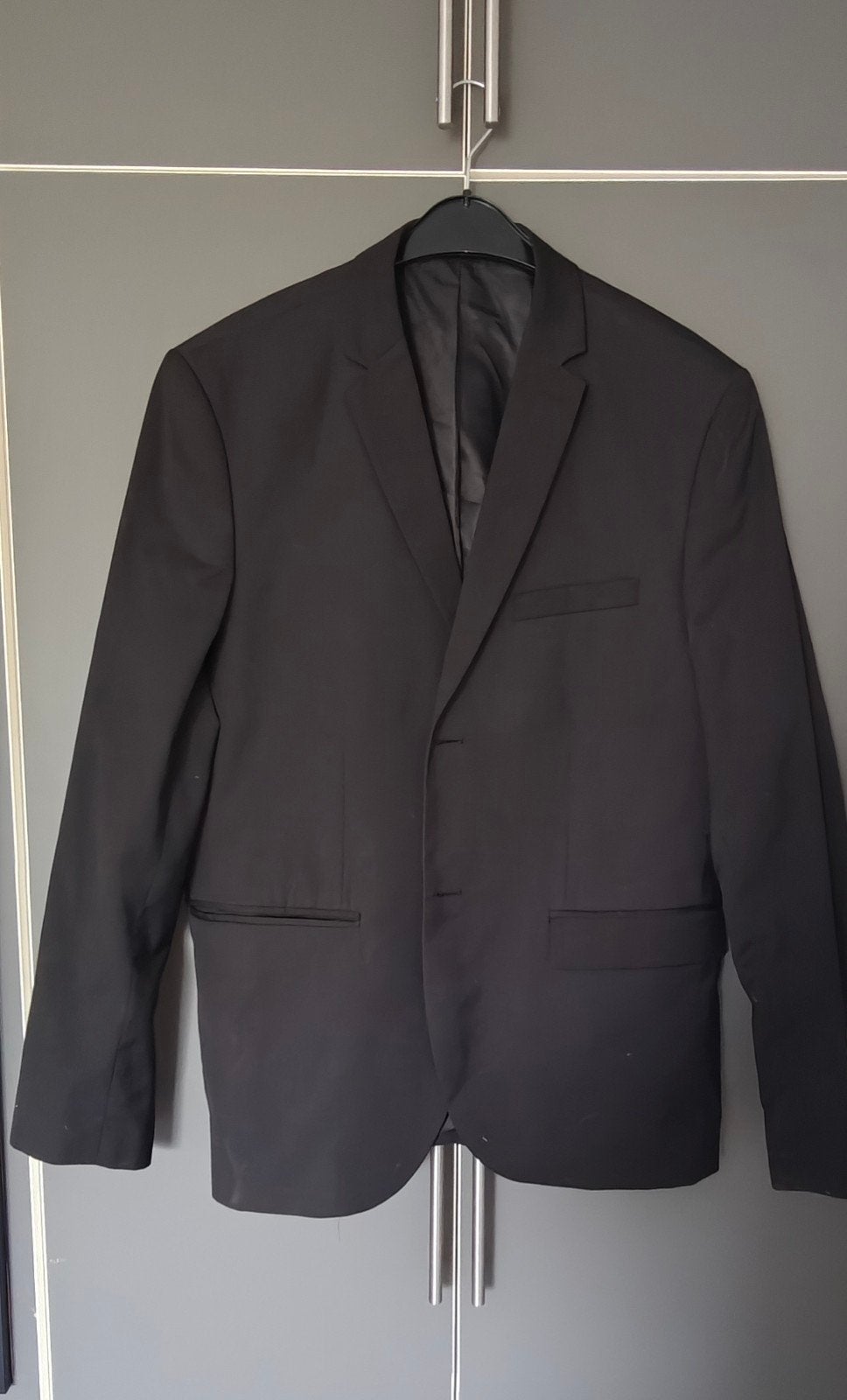 Zwart Colbert, Zwart, Maat 56/58 (XL), Ophalen of Verzenden, Zo goed als nieuw