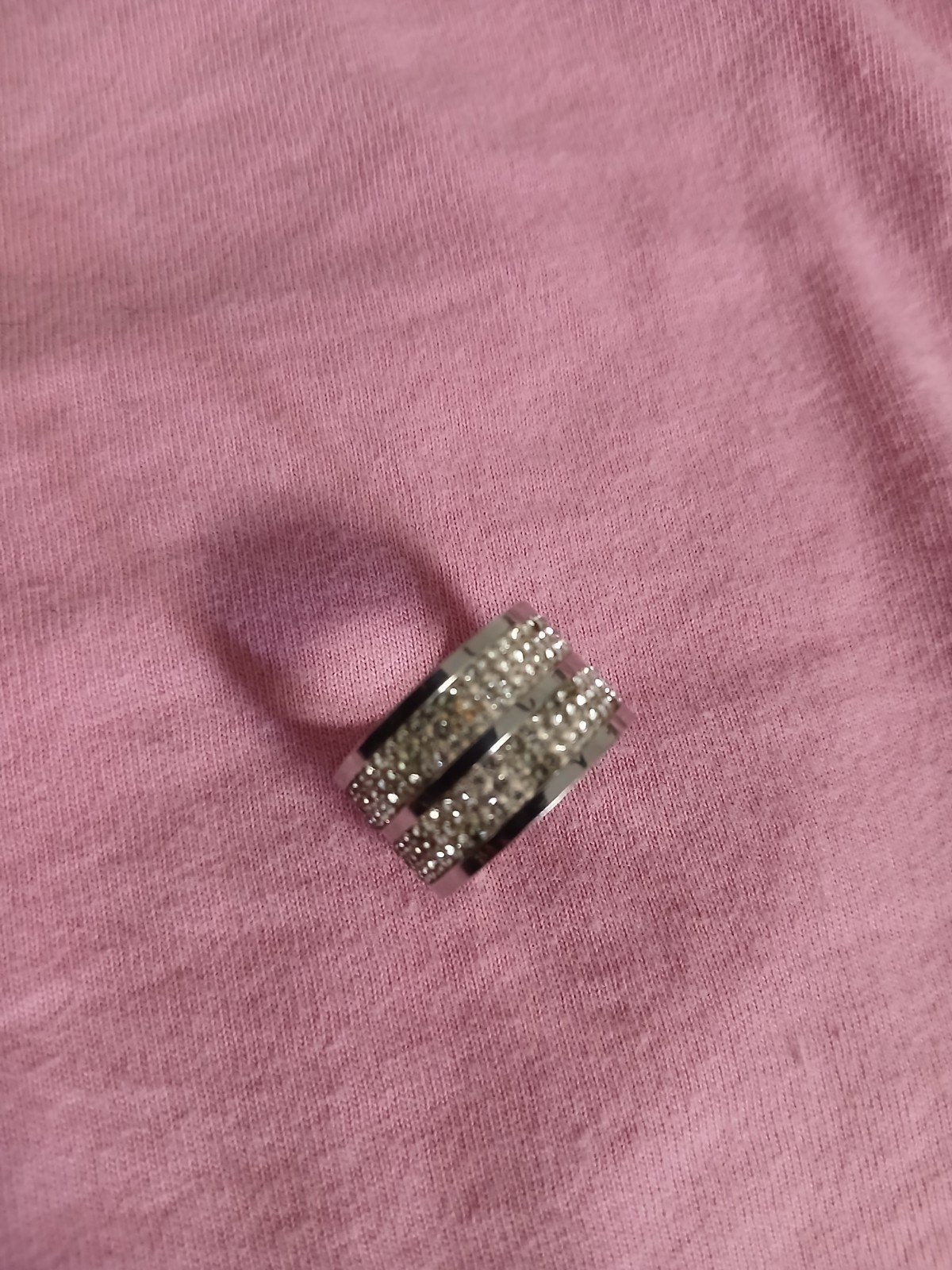 Michael Kors ring met ontbrekende steentjes, 18 tot 19, Ophalen of Verzenden, Zo goed als nieuw, Dame
