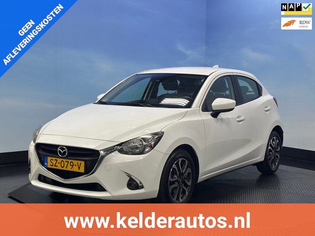 Mazda 2 1.5 Skyactiv-G Dynamic+ Airco | Cruise | Navi | PDC, Auto's, Mazda, Voorwielaandrijving, Stof, Gebruikt, 4 cilinders