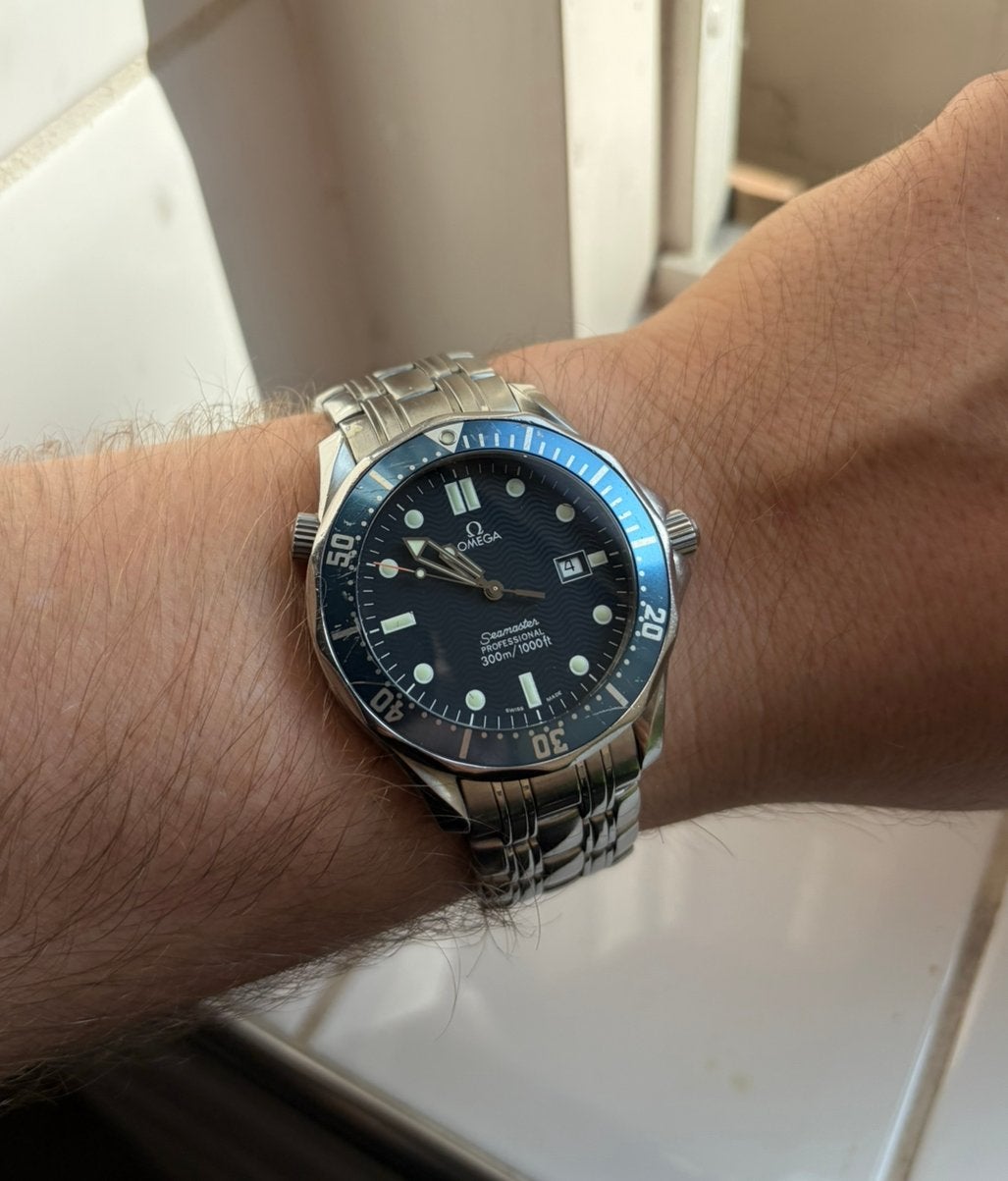 Omega Seamaster Professional 300M Quartz 2541.80 – 007 Bond, Ophalen of Verzenden, Zo goed als nieuw, Staal, Omega