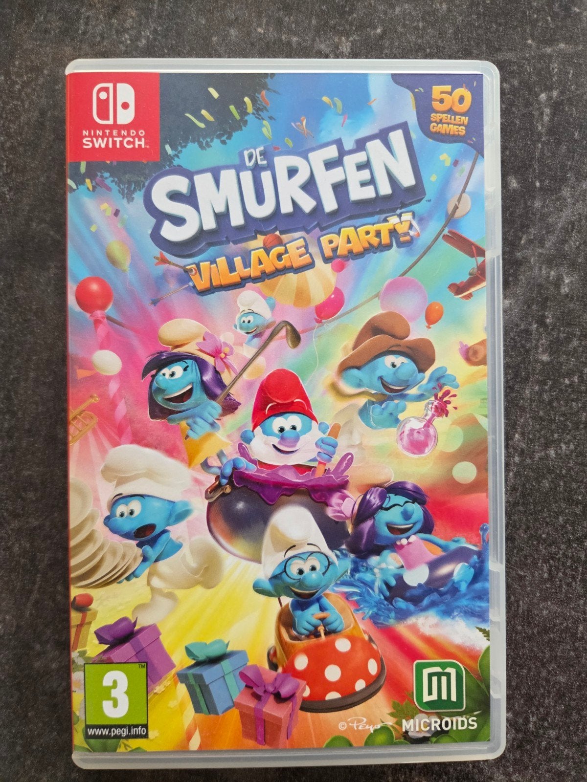 De Smurfen Village Party - Nintendo Switch (Nieuw), 3 spelers of meer, Ophalen, Nieuw, Vanaf 3 jaar