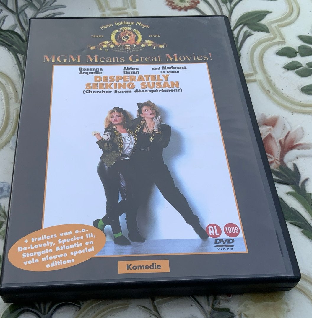 DVD DESPERATELY SEEKING SUSAN 1985 MGM MADONNA ARQUETTE, Alle leeftijden, Nederlands, Zo goed als nieuw, Actiekomedie