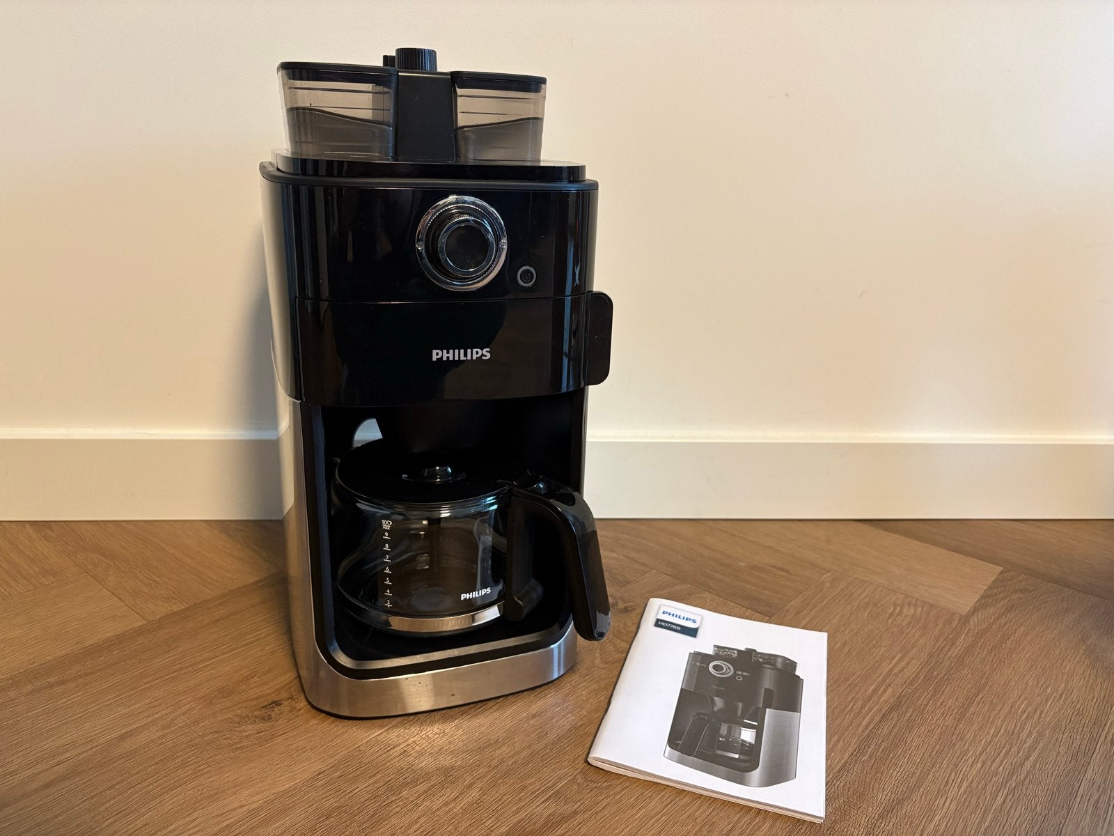 Philips Grind & Brew HD7769/00 Koffiezetapparaat, Witgoed en Apparatuur, 10 kopjes of meer, Koffiemachine, Ophalen of Verzenden