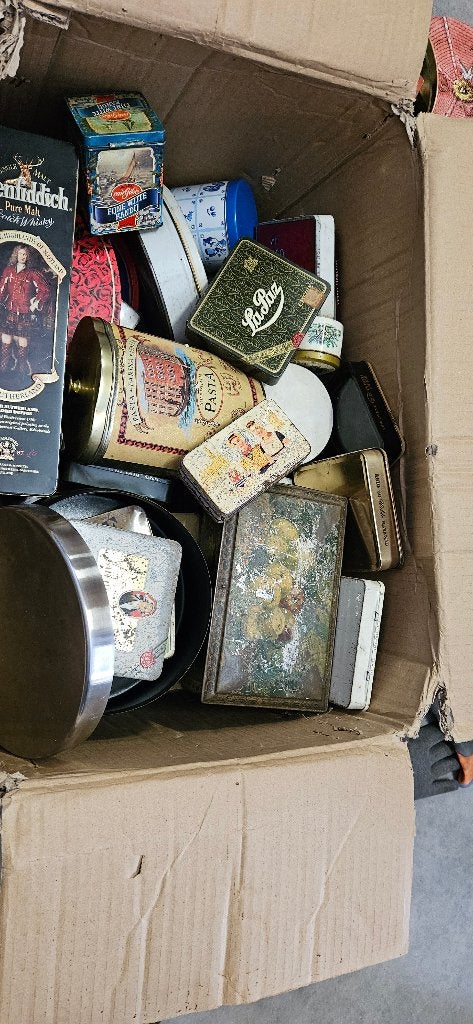 Oude blikken  ca 400 , verzameling , Alles voor €500, Ophalen, Gebruikt, Overige