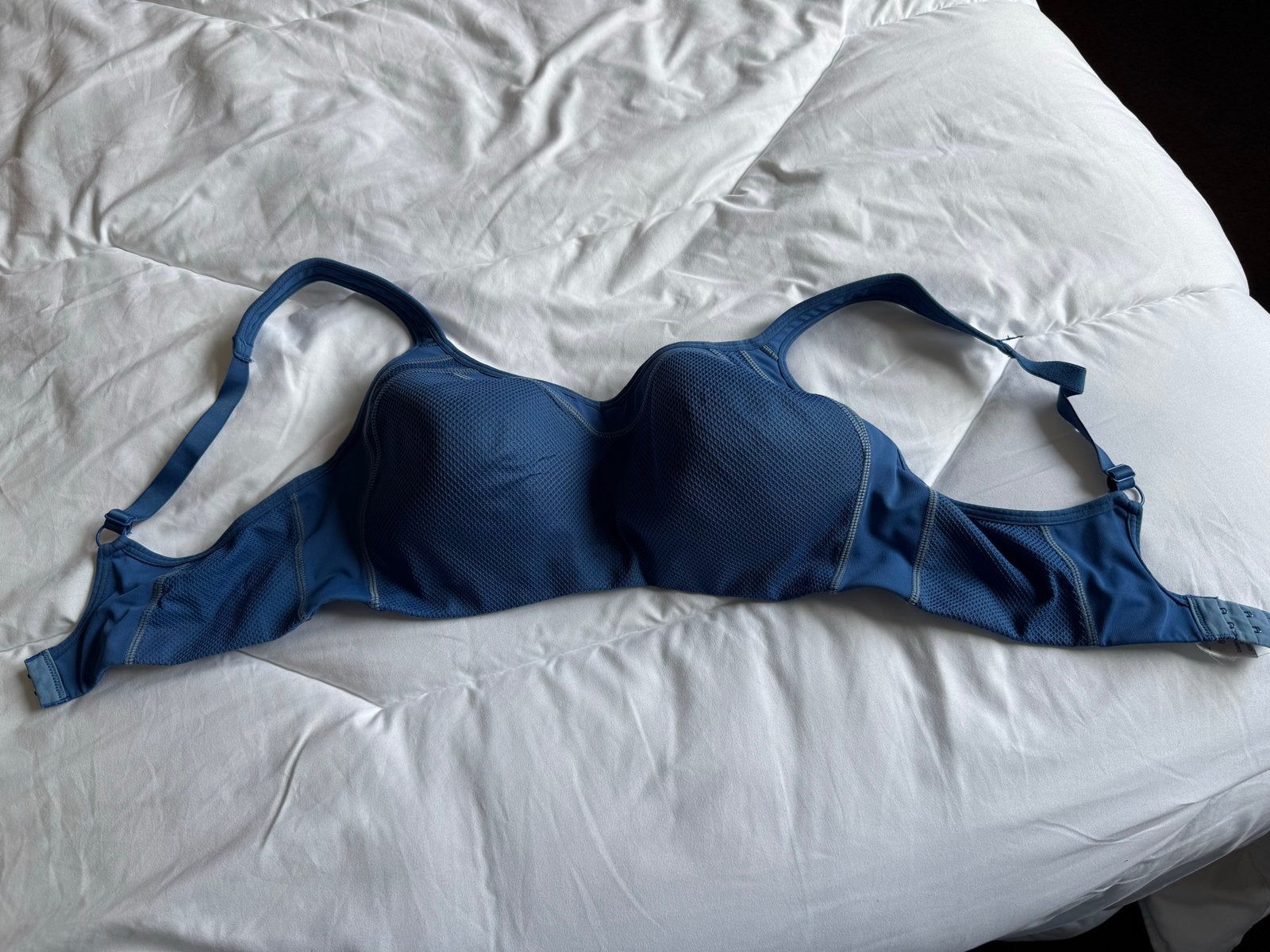 Blauwe sportbeha Active Touch, maat 85D, Kleding | Dames, Ophalen of Verzenden, Zo goed als nieuw, Maat 46/48 (XL) of groter, Blauw