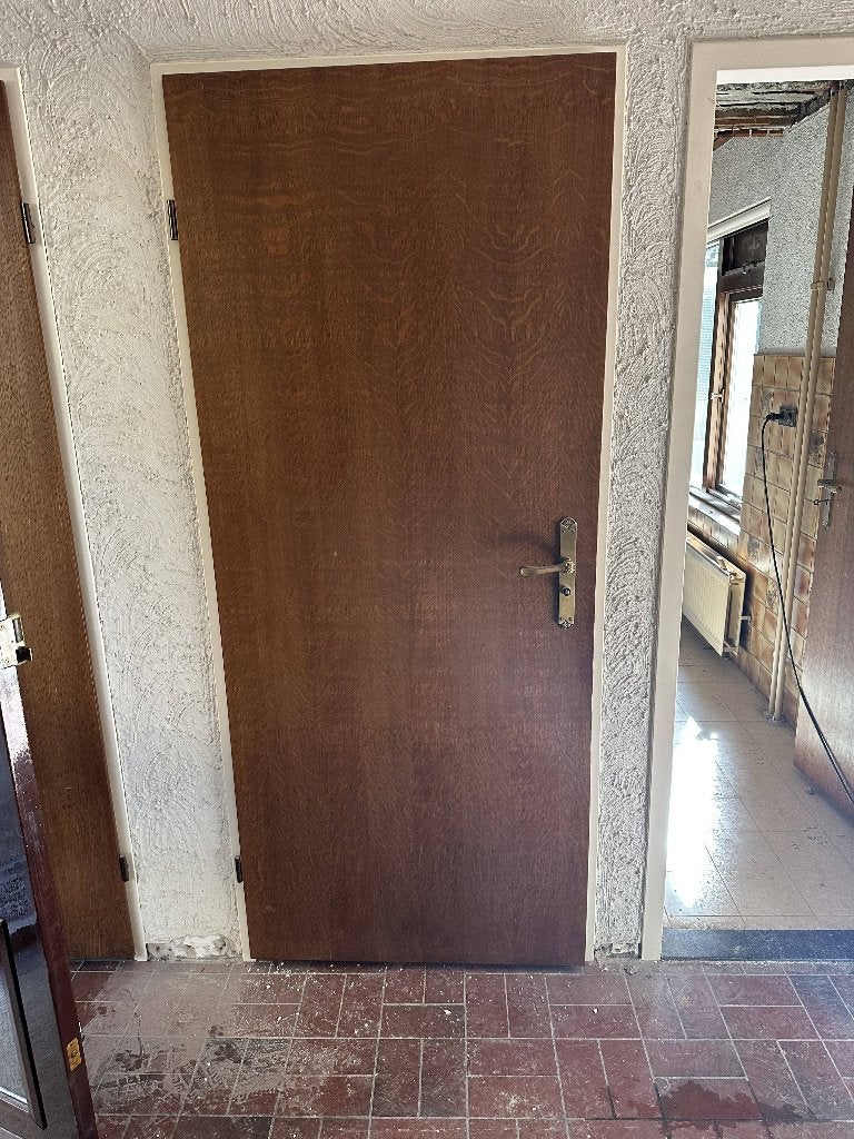 9x eiken opdekdeuren 85,5 x 202 cm, Ophalen, Binnendeur, Zo goed als nieuw, 200 tot 215 cm