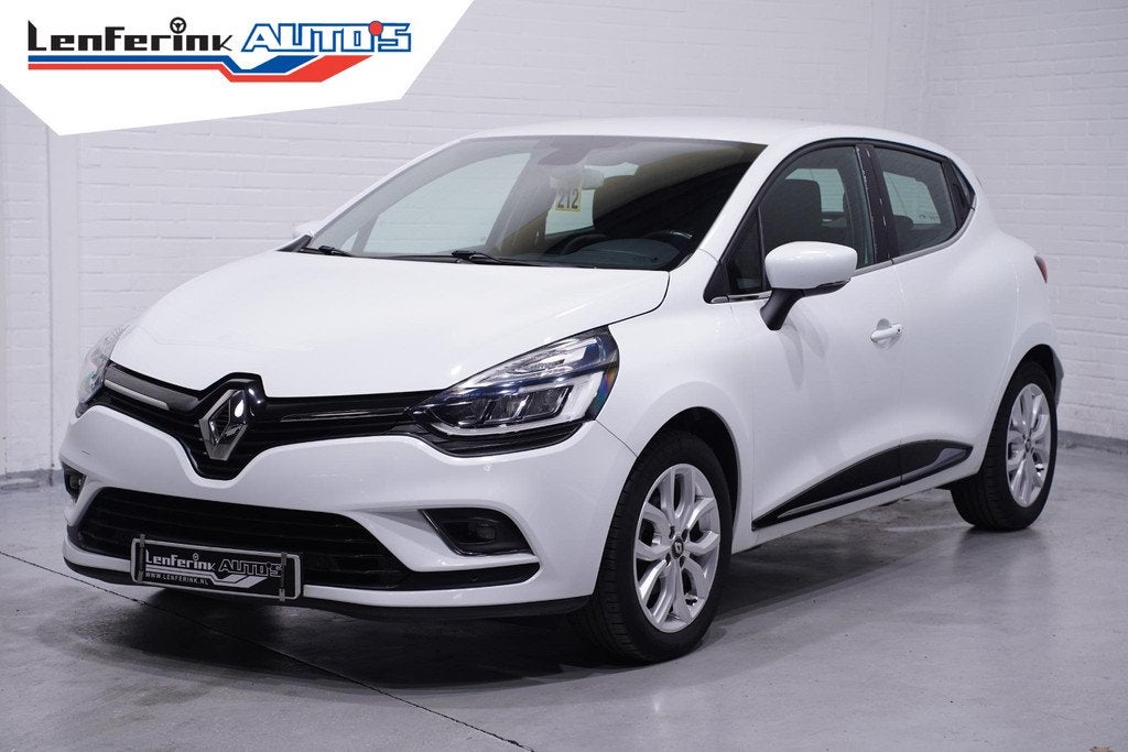 Renault Clio 0.9 TCe Intens Navi Clima PDC Camera Apple Carp, Auto's, 898 cc, Stof, Gebruikt, Euro 6