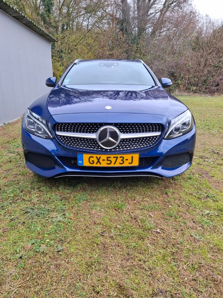 Mercedes-Benz C-Klasse C350 e Plug-in Hybrid 279pk 7G-TRONIC, Auto's, Automaat, Achterwielaandrijving, Zwart, Blauw