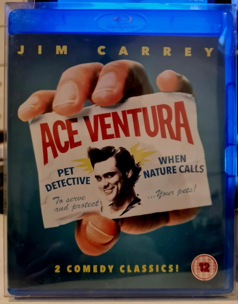 Ace Ventura 1 & 2 Blu-ray (Jim Carrey) - Import, Ophalen of Verzenden, Zo goed als nieuw, Humor en Cabaret, Boxset
