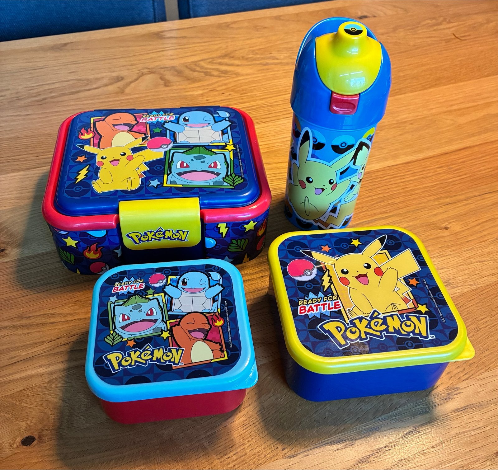 2x Pokémon lunchbox set met drinkfles, Ophalen of Verzenden, Nieuw