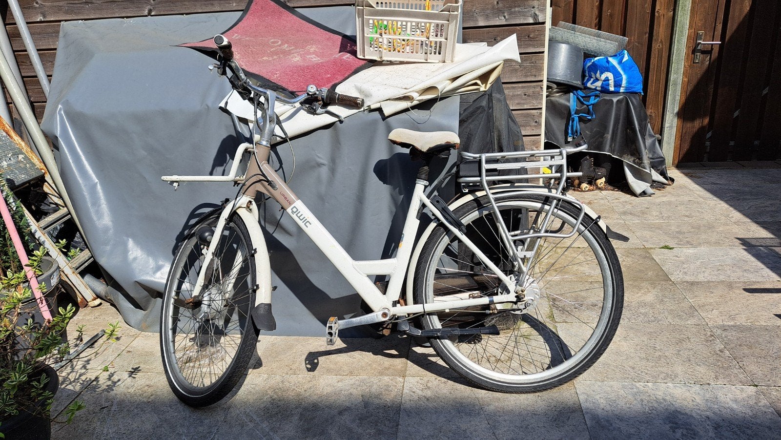 Qwic stadsfiets met versnellingen (zonder accu), Ophalen, Gebruikt, Overige merken, Versnellingen