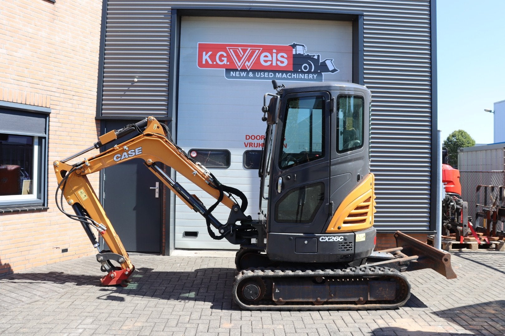 Case CX26C, Graafmachine