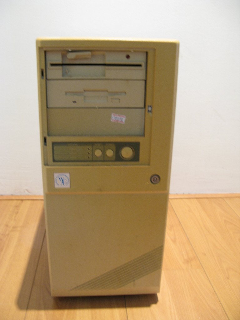 Intel 386 computer - compleet -defect-, Computers en Software, Vintage Computers, Ophalen of Verzenden