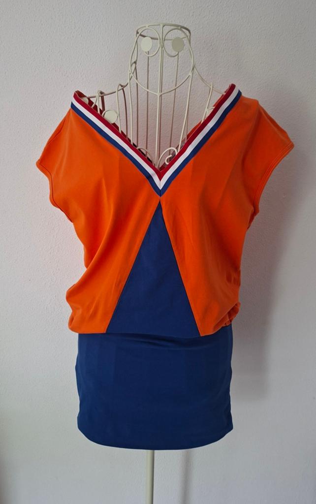 Oranje Bavaria jurk - WK dress - maat M/L, Maat 38/40 (M), Oranje, Ophalen of Verzenden, Zo goed als nieuw